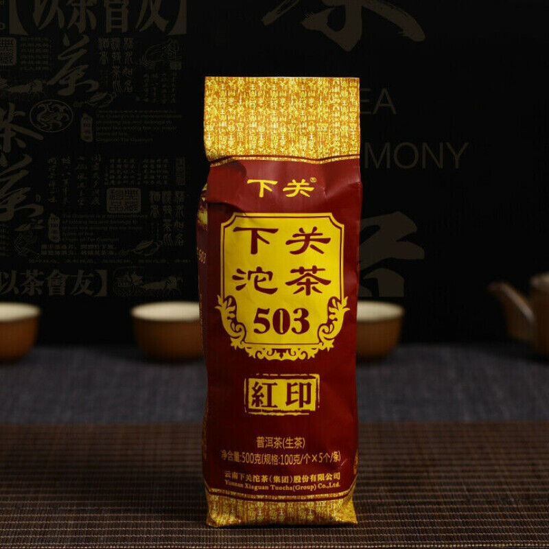 HelloYoung Tuocha Classic Red Label 503 Xiaguan Pu-erh Tuo Cha Ancient Tree Cha Puer Tea