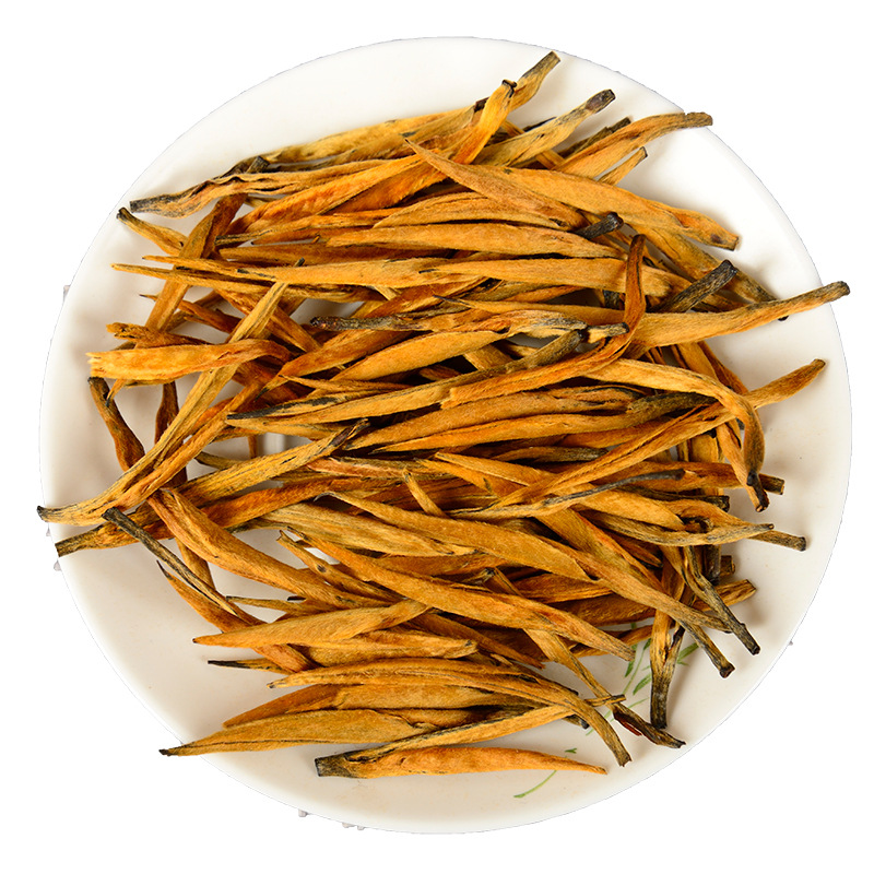 Fengqing – thé noir avec aiguille dorée, bourgeon entier, bande droite, 500G Secondary image