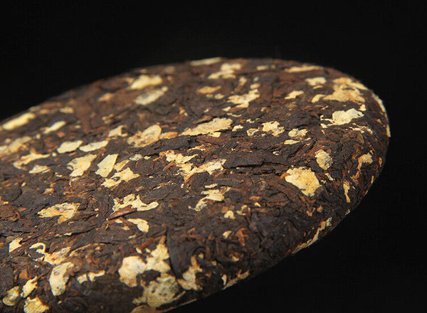 HelloYoung 100g Pu'er Ripe Tea Jasmine Ripe Tea Cake 普洱熟茶茉莉花普熟茶饼三级普洱+茉莉 陈香花香小茶饼