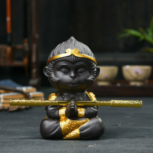 Tea Pets Chinese Purple Tea Pet Clay Kung Fu Tea Set Monkey King Tea Accessories