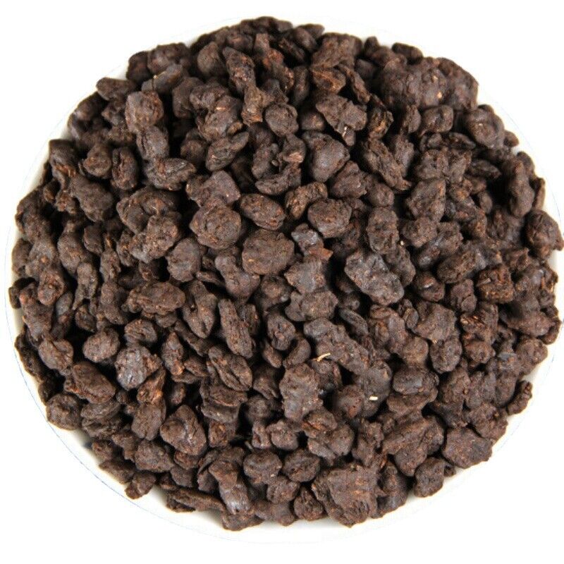 HelloYoung Yunnan Pu'er Tea Pu'er Ripe Tea Crushed Silver Old Tea Head Craft Tea 500g/1.1lb