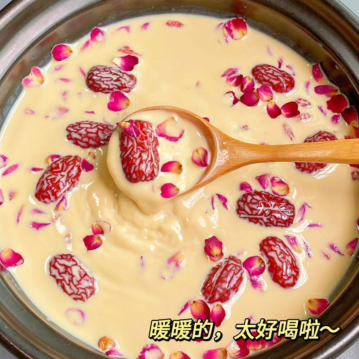 Rose Jasmine Cinnamon Tea Homemade Roasted Milk Netflix Drink