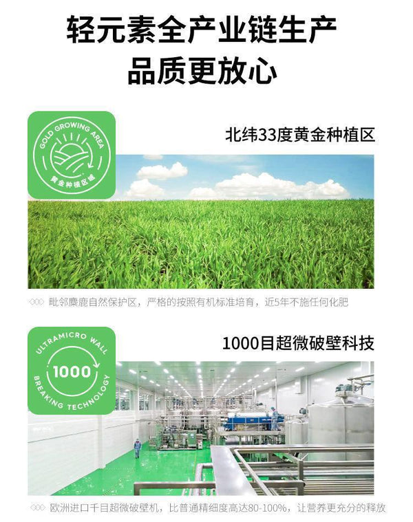 HelloYoung Daily Green Juice Probiotic Green Juice Barley Fine Seedling Powder Drink 75g