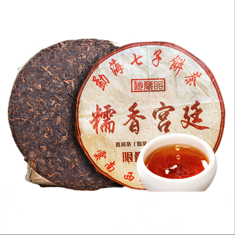 Nuoxiang Palace Pu'er Cooked Tea 357g Menghai Cooked Tea Main image