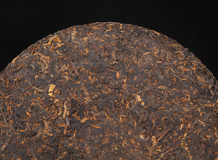 HelloYoung 357g Puerh Ripe Tea Menghai Chenxiang Yunnan Seven Seed Cake Puerh Golden Bud