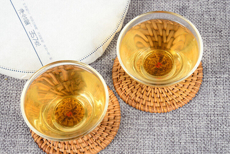 HelloYoung 357g Pu-erh Cake Tea Wu-er Mountain Early Spring Tea Seven Seed Cake Raw Tea