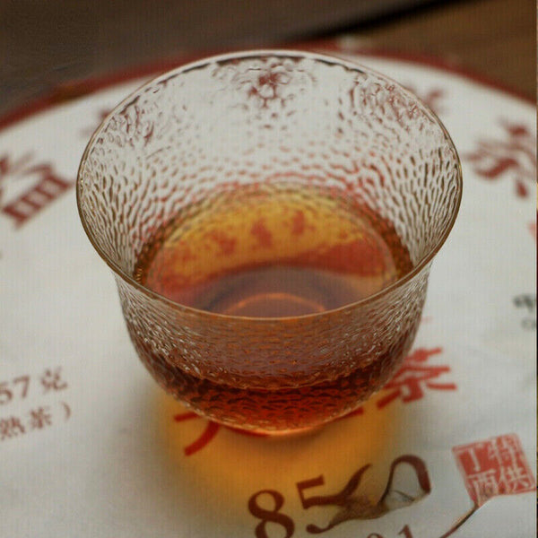 HelloYoung 8562 TAETEA Ripe Pu-erh Pressed Tea 1701 MengHai Dayi Ripe Puer Tea Cake 357g
