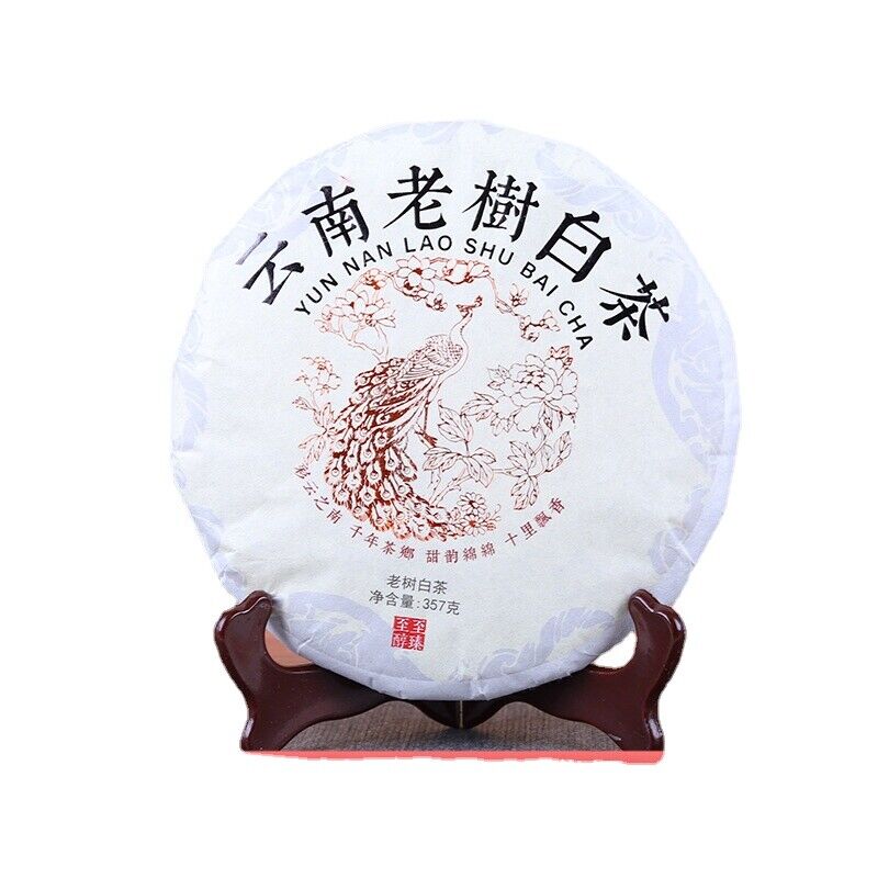 HelloYoung Yunnan High Mountain Old Ancient Tree White Tea Cake 357g Tea Sun White Tea Main image