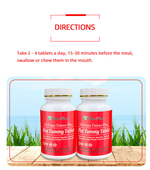28 Days Detox Plus Flat Tummy SLIMMING Tablet Weight Loss