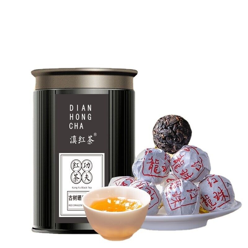 Yunnan Fengqing Dian Hong Tea Old Ancient Trees Longzhu Honey Scented Tea 200g Main image