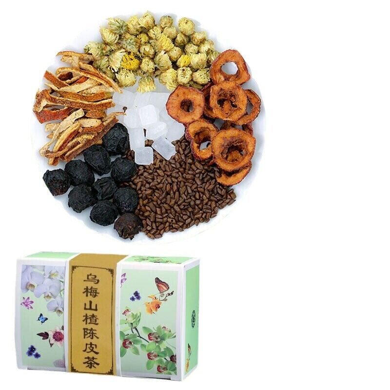 HelloYoung 200g China Organic Flower Tea Ecology Hawthorn Tangerine Peel Tea Health Care Secondary image