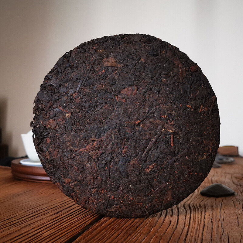 HelloYoung Pu'er Qizi Tea Golden Bud Cake Pu'er Tea 357g Yunnan Tea Menghai Tea Cake Old