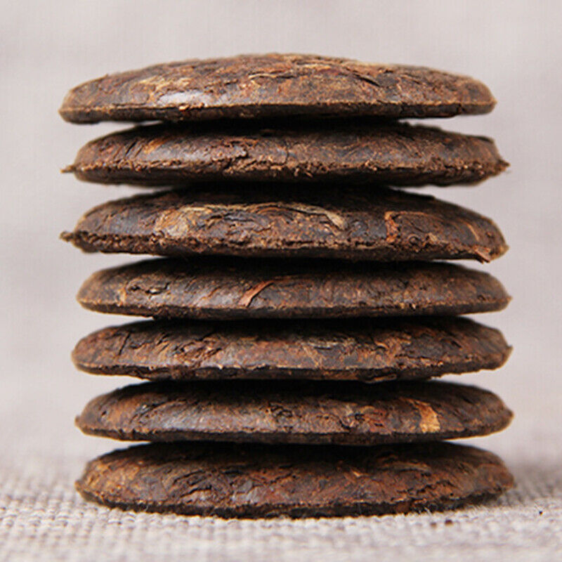 HelloYoung 200g Pu'er small tea column tea cake Ripe Tea Fermented craft tea Health Care