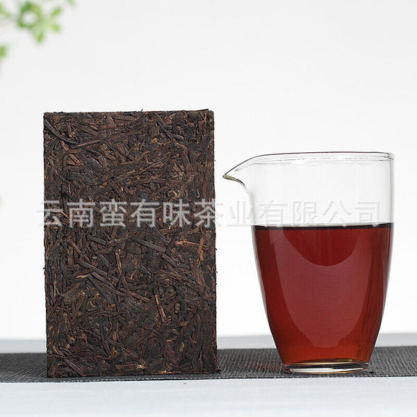 HelloYoung 250g Yunnan Pu'er Tea Private Tea Old Tea Bone Pu'er Ripe Tea Brick Tea
