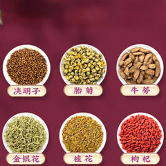 HelloYoung 120g Wolfberry Cassia Flower Tea Organic Chrysanthemum Honeysuckle Burdock Root