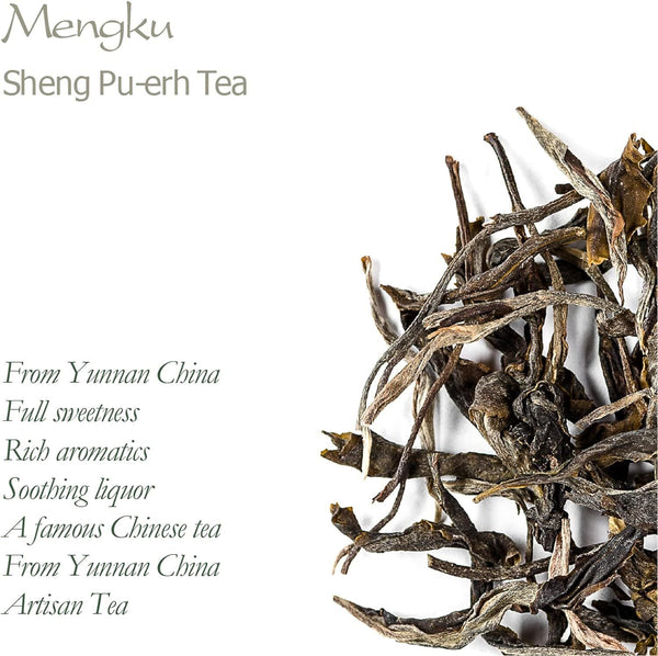 Sheng Pu er Tea Yunnan - Mengku Young Pu-erh Tea - Pu Er Or Pu-erh Red Tea -100g