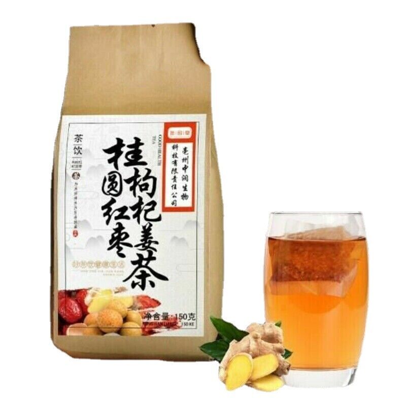 HelloYoung 150g Women's Health Organic Longan Red Date Wolfberry and Ginger Tea Herbal Tea Main image