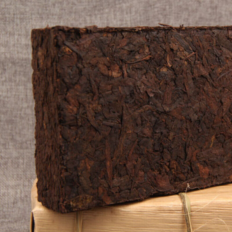 HelloYoung Bamboo Shell Old Pu'er Tea Brick Yunnan Ancient Tree Big Leaf Pu-erh Tea 1000g