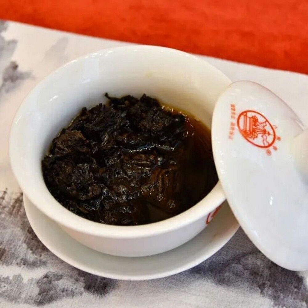 LAO CHA TOU * Ba Jiao Ting Old Tea Head 5 Years Aged Puer Tea 400g Ripe Cha