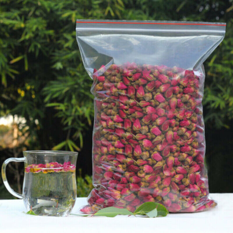 HelloYoung Original Red Rose Buds Tea Flower Floral Tea Premium Organic Chinese Herbal Tea Secondary image