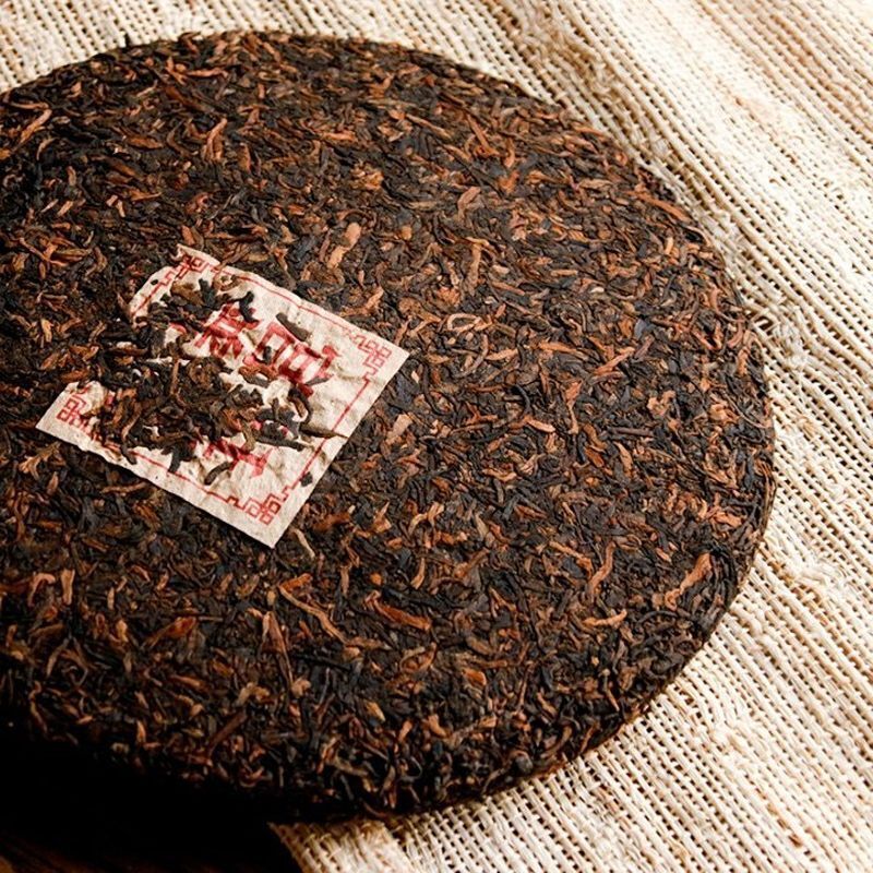 357g Chinese Yunnan Guyi Pu Er Tea Factory Black Shu Puer Ripe Imperial Royal Secondary image