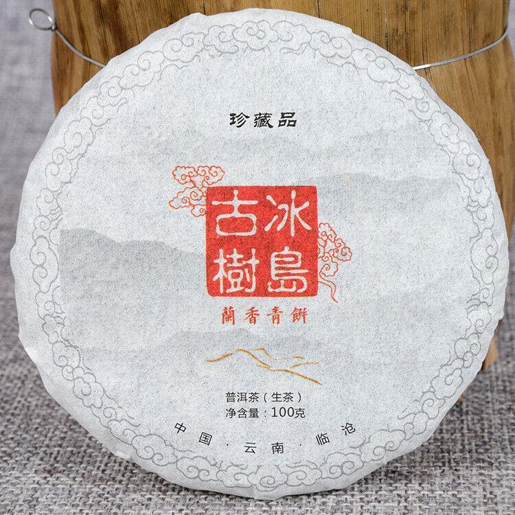2012 Ice Island Ancient Tree Raw Cake Early Spring Yunnan Pu-erh Tea 100g Main image