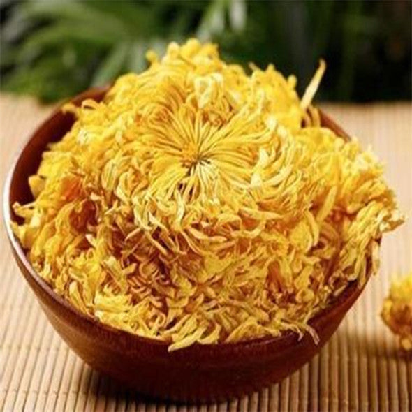 Organic Gold Huang Ju 4 Pcs Large Chrysanthemum Flower Tea Herbal Tea in Summer Main image