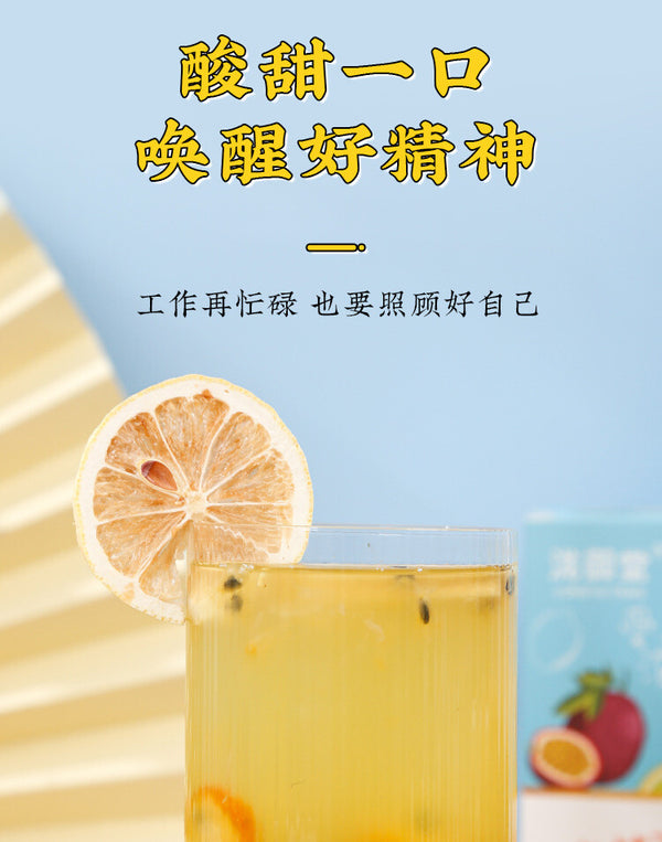 Kumquat Passion Fruit Tea Lemon Pear Fruit Blend Dried Herbal Cold Brew 90g Box