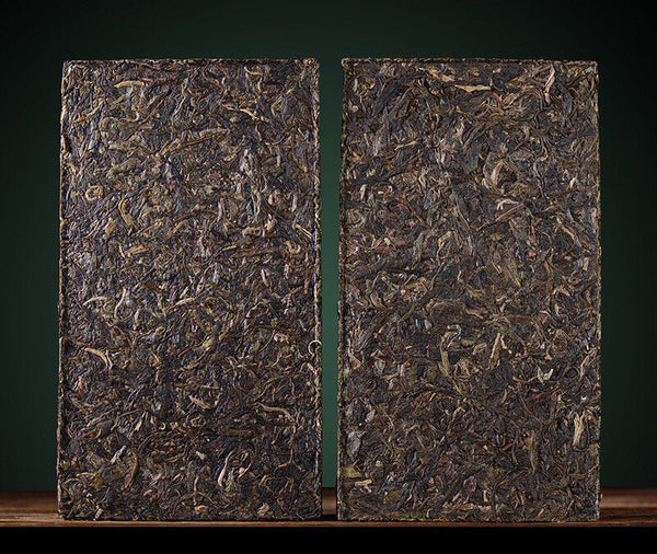 HelloYoung Yunnan Pu'er Raw Tea Brick 1kg Tea Brick Healthy Drink