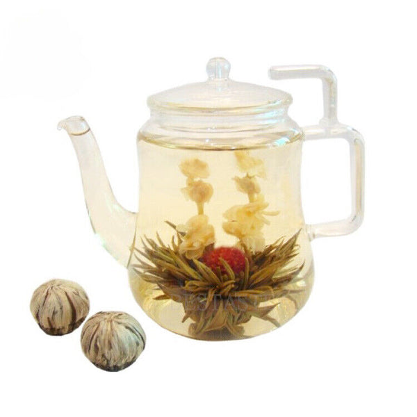 Handmade Flavored Mango Lily Rose Blooming Flower Tea Ball Yijianzhongqing 20pcs
