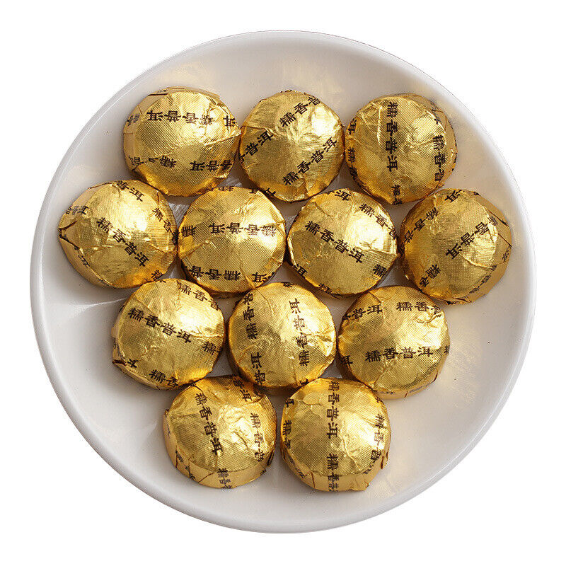 HelloYoung 500g Pu-erh Tea Aged Pu-erh Ripe Tea Glutinous Aroma Small Golden Tuo (RX) Main image