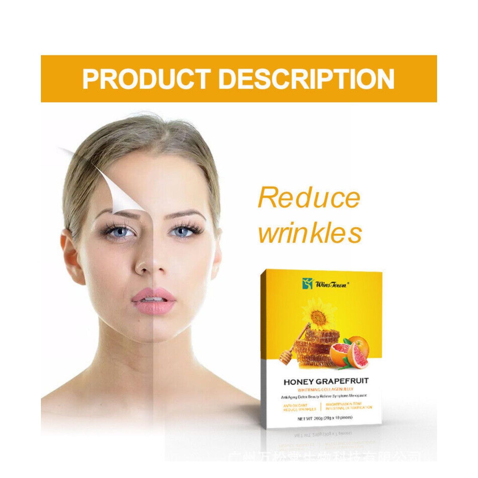 Honey GRAPEFRUIT JELLY Anti aging Wrinkle Whitening Collagen Vitamin C
