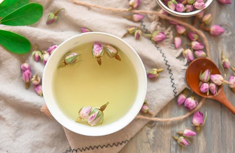 Organic Dried Rose Buds Dried Herbs France Rose Herball Teas Makes A Healthy Tea