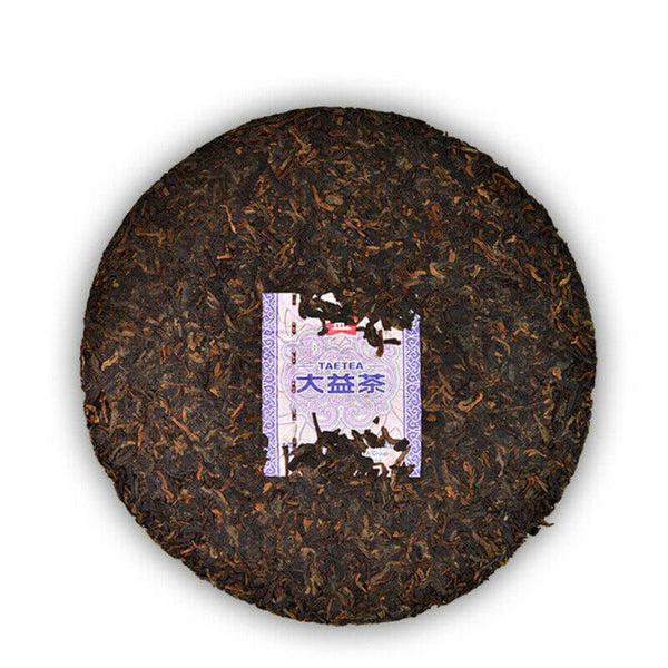 HelloYoung TIAN CHUN * TAETEA Menghai Dayi Pu-erh Ripe Cake Organic Black Tea 300g Box