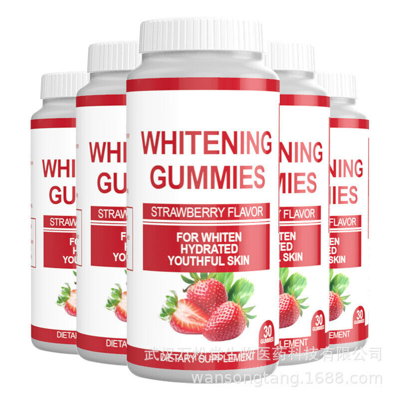 Whitening Gummies Slimming Candy Strawberry Flavor 3g*30 capsules