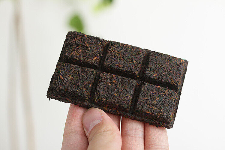 HelloYoung 50g Yunnan Pu'er Icelandic Mellow Old Tree Ripe Chocolate Tea Brick Spring Tea