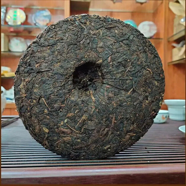 High Mountain Puer Tea Old Ripe Pu'er Yunnan Dingxing Shu Pu Er Compressed Tea