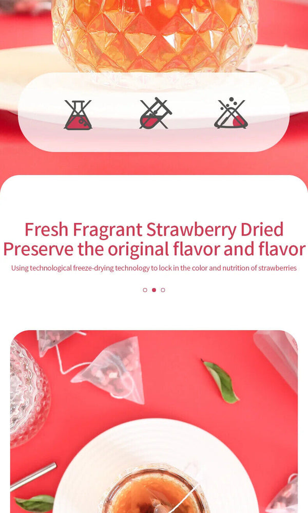 Strawberry Black Tea Herbal Tea 150g