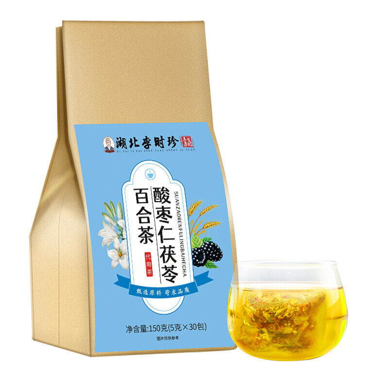 150g Tea Bag Sleep Tea Health Herbal Tea Sour Jujube Seed Lily Poria Cocos Tea Main image