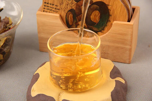 HelloYoung Pu'er Tea Cake Icelandic Ancient Icelandic Sweet Seven-seed Puer Raw Tea 100g
