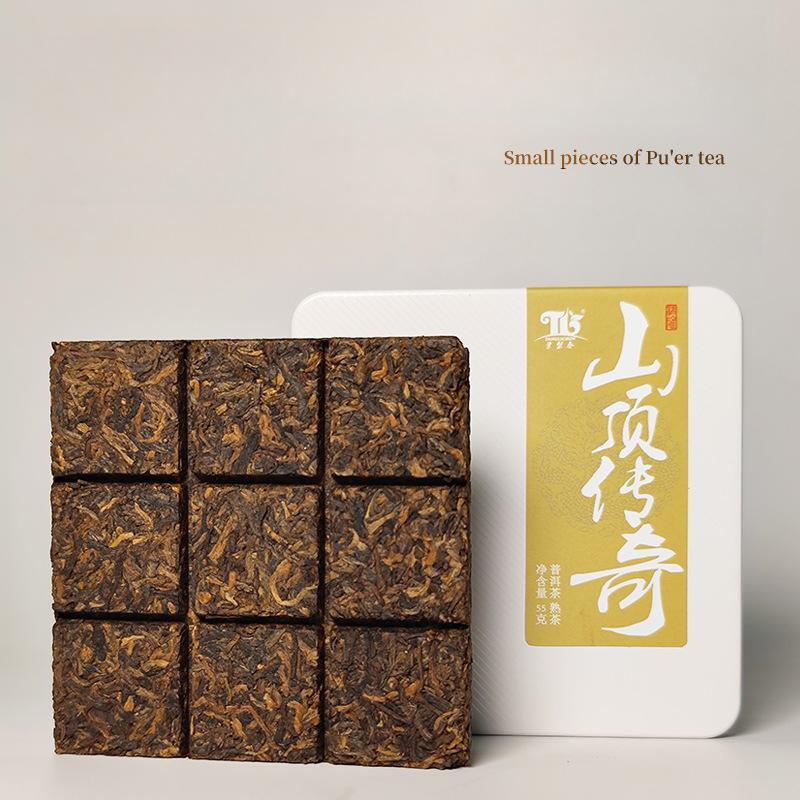 Ancient Tree Ripe Brick Yunnan Sandalwood Flavor 55g Mountain Legend Pu-erh Tea Secondary image