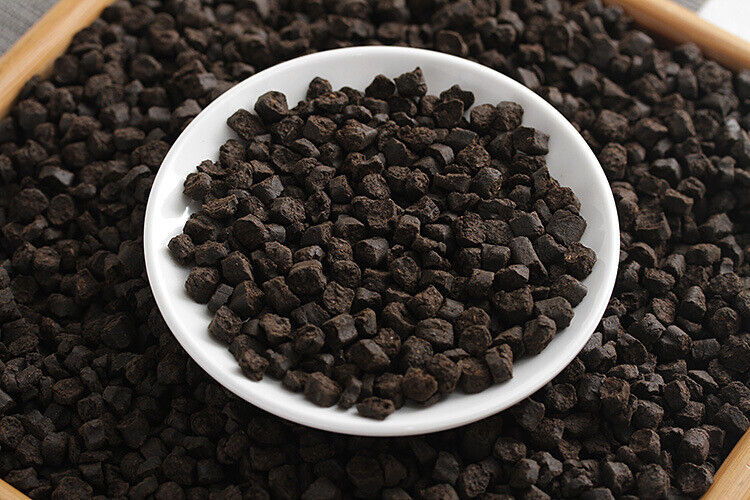 HelloYoung 500g Yunnan Pu'er Ripe Tea 09 Menghai Nuoxiang Tea Fossil New C1 Crushed Silver