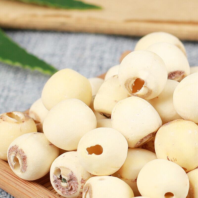 HelloYoung 250g/500g Natural Organic Lotus Seeds Lianzi Herbal Drink, Hot or Iced Secondary image