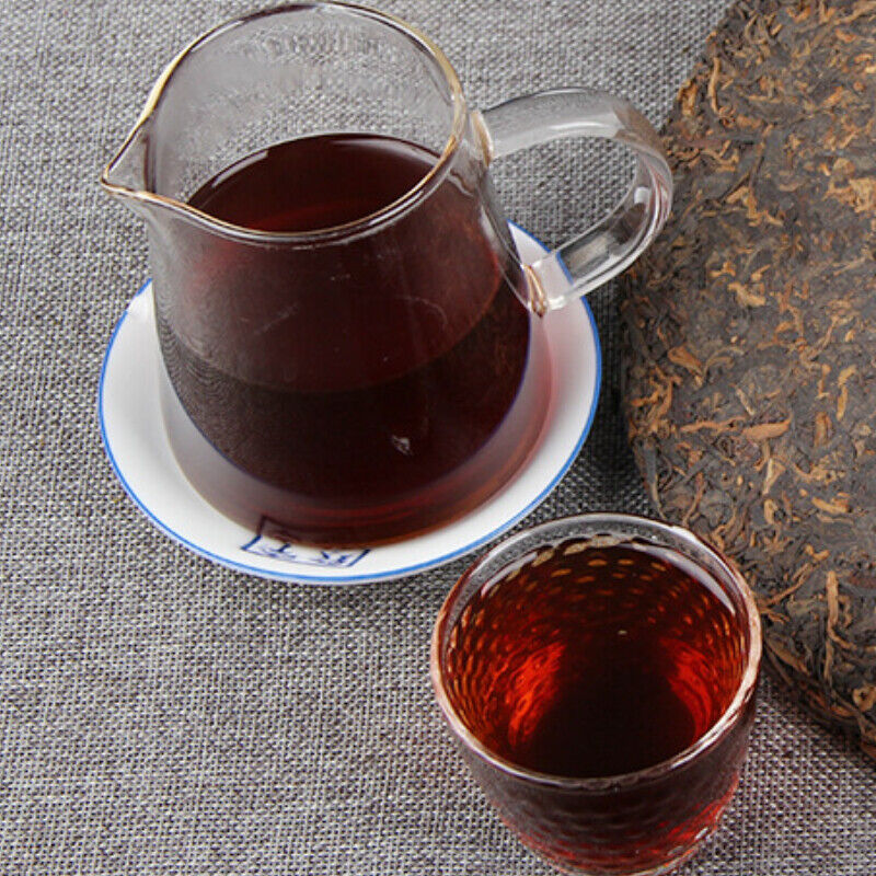 HelloYoung TeaPu-Erh Black Tea Cake Cooked Pu'er Tea 1000g Yunnan High Quality Memorial