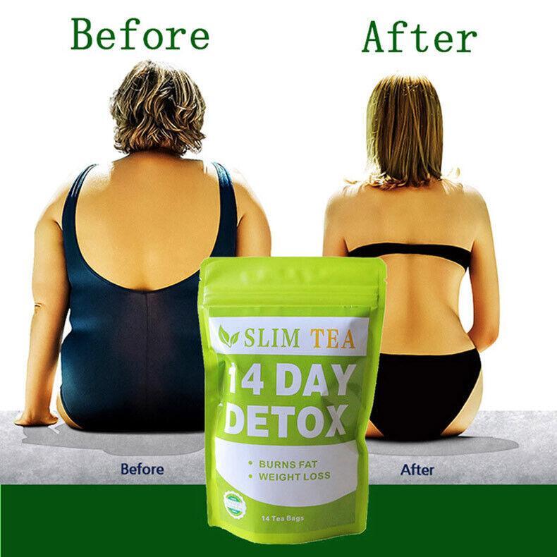 Premium Fat Burner & Slimming Weight Loss Blend Organic 14-Day Detox Tea