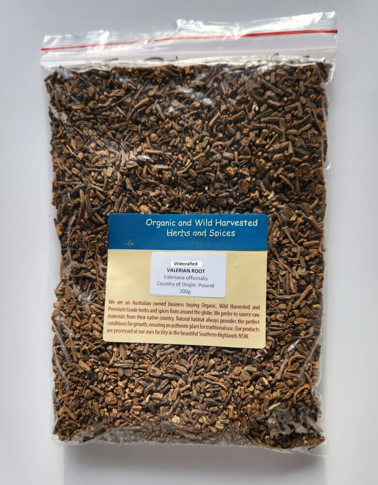 VALERIAN ROOT WILDCRAFTED HERBAL TEA 250g Valeriana officinalis Dried Herb Main image