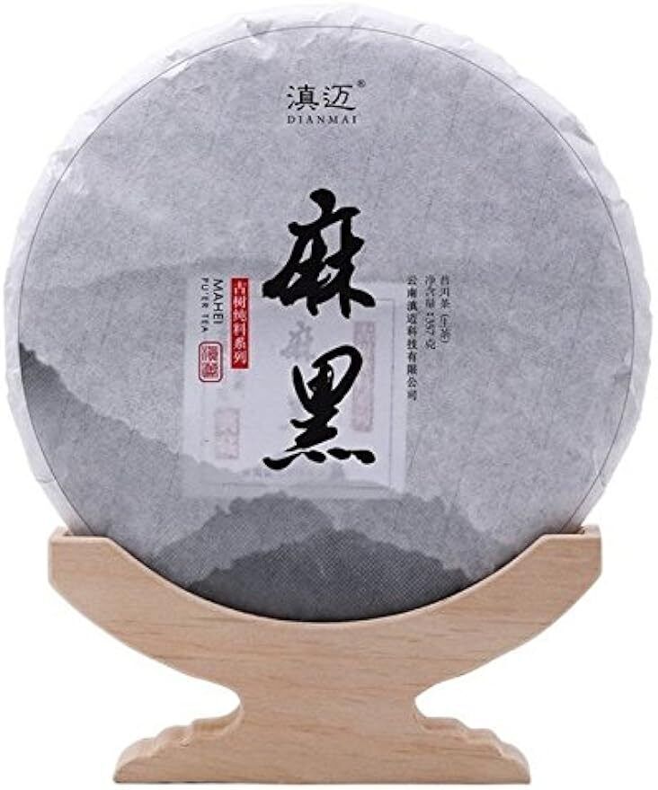 Yi Wu Ma Hei Pu'er raw tea Pu-erh Tea Cake 357g 滇迈 易武麻黑百年古树云南普洱茶生茶七子饼茶头春古树茶 Main image