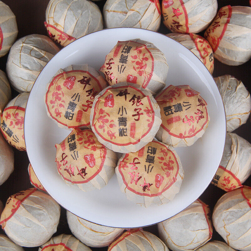 HelloYoung Pu'er Tea Healthy Drinks500g Gift Tea Xiao Qing Guan Pu'er Tea Xin Hui Chen Pi