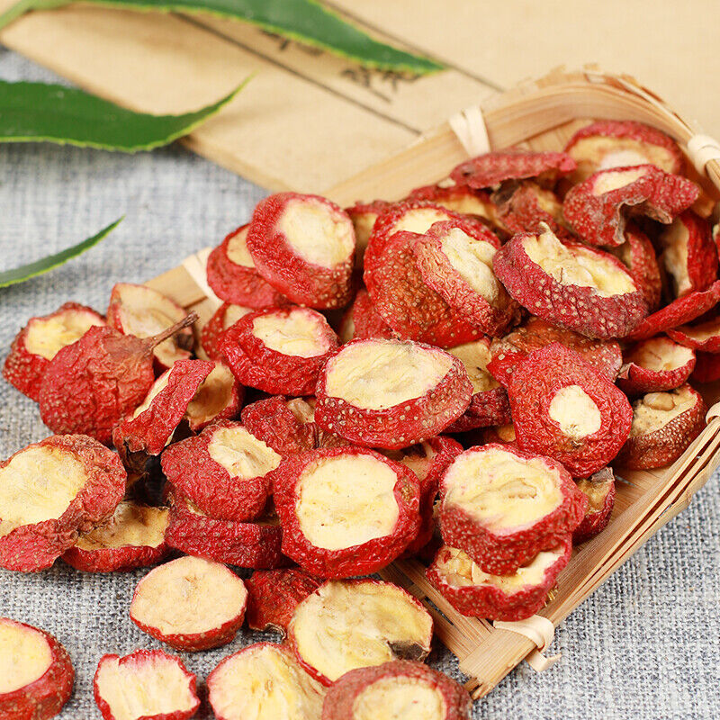 HelloYoung 500g Chinese Healthy Herbs Discount Organic Hawthorn Meat Shanzharou山楂肉 Secondary image