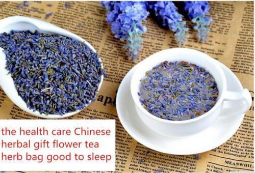 HelloYoung50g Lavender dried flower tea Green Food Chinese herbal Tea gift good for sleep